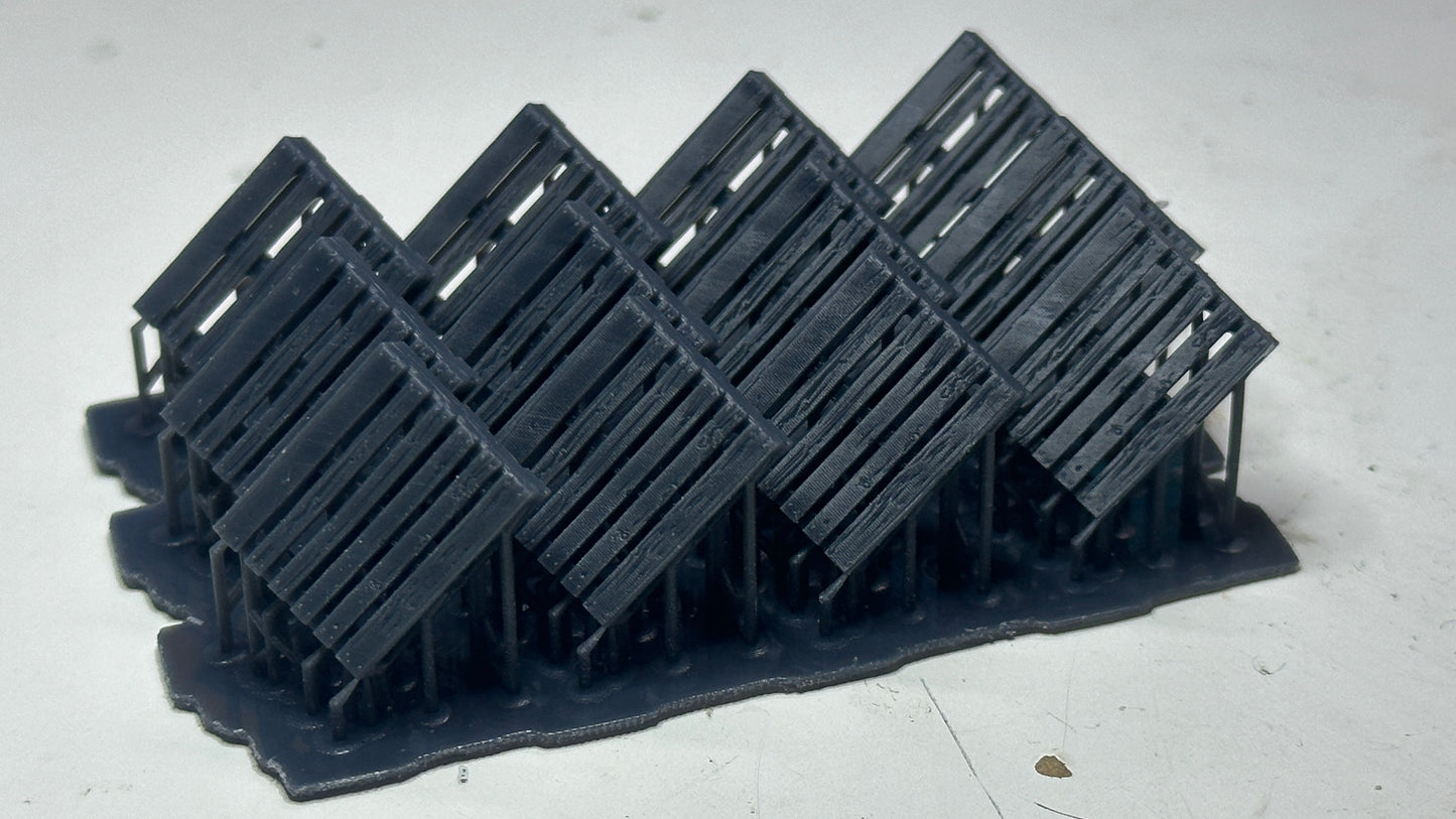 Oo gauge highly detailed pallets