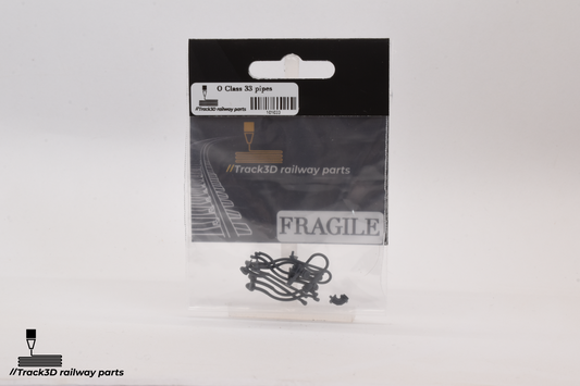 O gauge class 33 pipes and rubbing plate