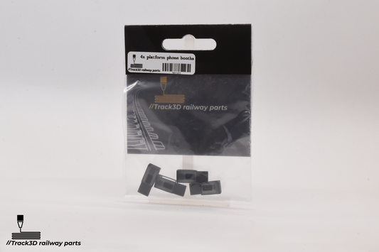 OO gauge phone boxes,